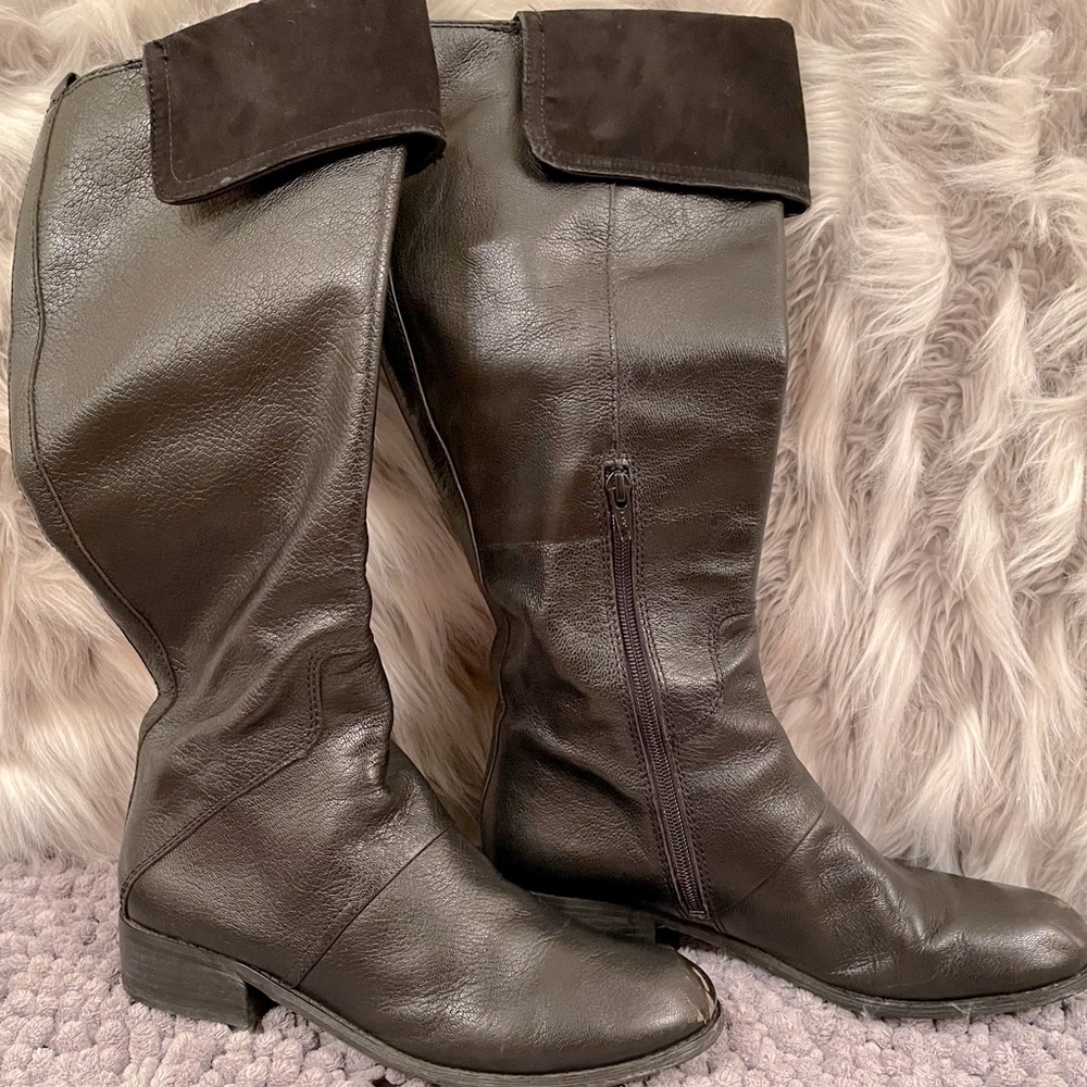 Black Leather Boots